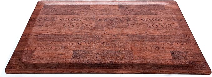 Rhino Mats, Softwoods Anti Fatigue Floor Mat, Commercial Grade Kitchen Mat, Standing Desk Mat, Office, Garage or Anywhere, Standing Comfort. (Oak, 4' x 6' x 1/2")