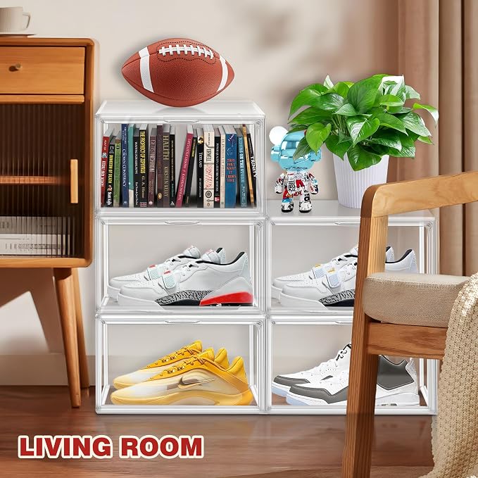 1 Pack Clear Plastic Shoe Boxes - Image 8