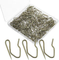 Shappy 120 Pcs Metal Drapery Hooks Pinch Pleat by Unknown
