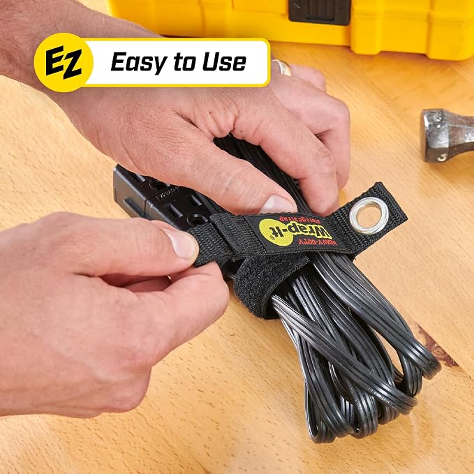 Heavy-Duty Wrap-It Storage Straps, 7-inch - Image 7