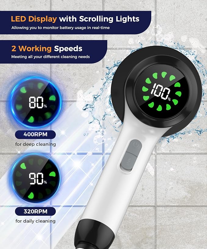 Cordless Electric Spin Scrubber - Image 2