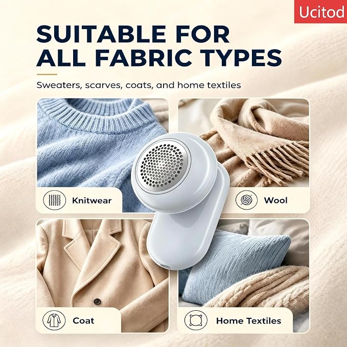 Rechargeable Fabric Shaver, Electric Lint Remover - Image 2
