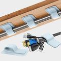 Cable Management Under Desk, Enhanced up to 15 Cord Organizer20 Pair | Reusable by Liveabetterlife