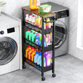 Vivihomety 4-Tier Slim Utility Rolling Laundry Cart by EndlessStorage