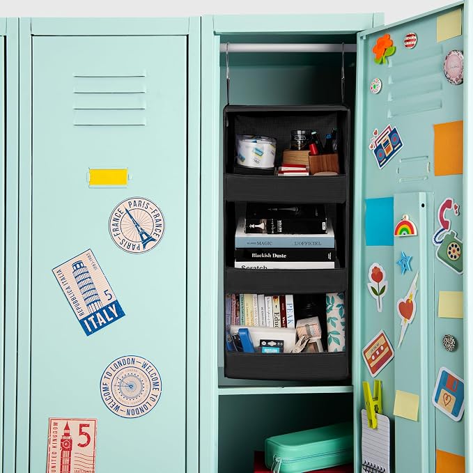 GRANNY SAYS 3-Shelf Hanging Closet Organizer, Foldable Storage, No-Sag Support - Image 8