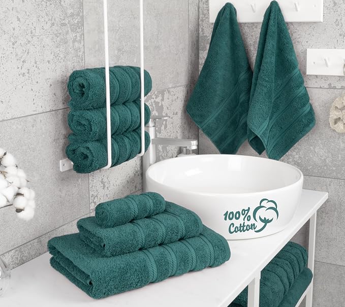 American Soft Linen 100% Cotton Luxury Turkish Towels, 6 Piece Towel Set | Soft - Image 2