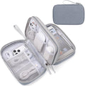 FYY Electronic Organizer, Travel Tech Pouch Bag, Light Grey | Wrist Strap by FYY