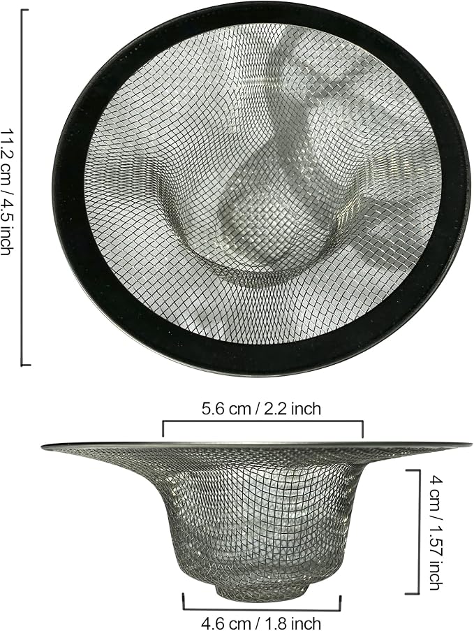 Kitchen Sink Drain Strainer, Large Food Catcher - Image 2