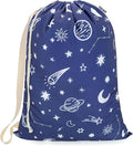 Canvas Laundry Bag with Shoulder Strap, Large Drawstring by CALACH