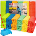 HELOMOR 12 Extra Large Microfiber Cleaning Cloths, Reusable Multi-Purpose by HELOMOR