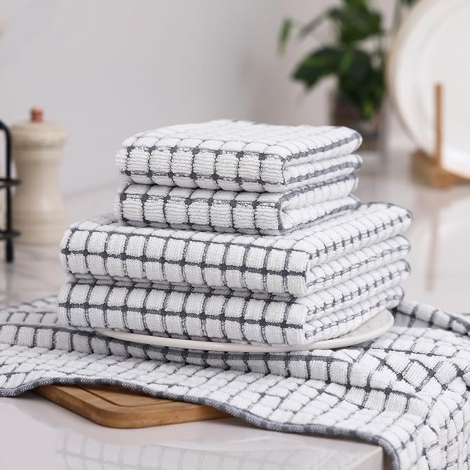 Homaxy Kitchen Towels and Dishcloths Set - Image 8