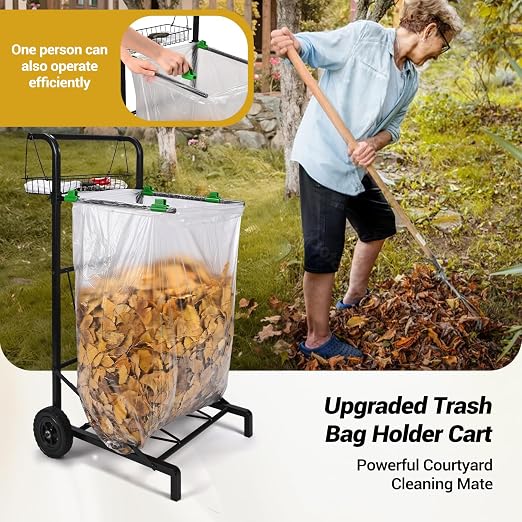 CAROD Upgraded Trash Bag Holder Cart - Image 3
