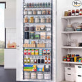 ElegantArray 10-Tier Pantry Door Organizer, Deep Gray by Unknown