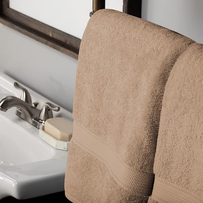 Superior Egyptian Cotton Ultra Plush & Absorbent, 10 Piece Set, Latte | Quick - Image 3