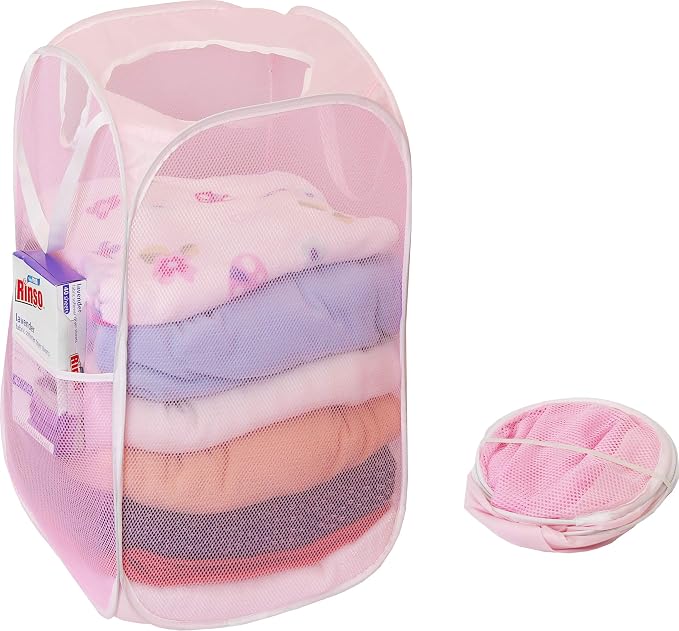 Simple Houseware Mesh Pop-Up Laundry Hamper - Image 3