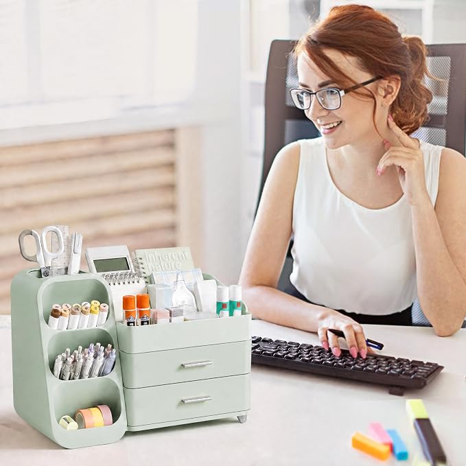 HBlife Desk Organizer with Pen Pencil Holder - Image 6