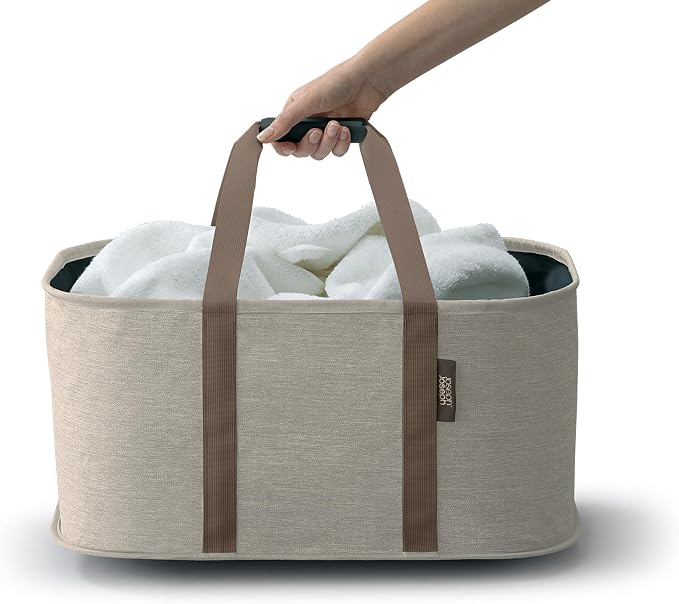 Joseph Joseph Hold-All, Collapsible 35L/9.25 Gallon Washing Laundry Basket Bag - Image 2