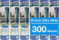 Leo Large 10-Inch Wide Lint Roller Refills 6 Rolls 300 Ultra-Wide Sheets by Leo