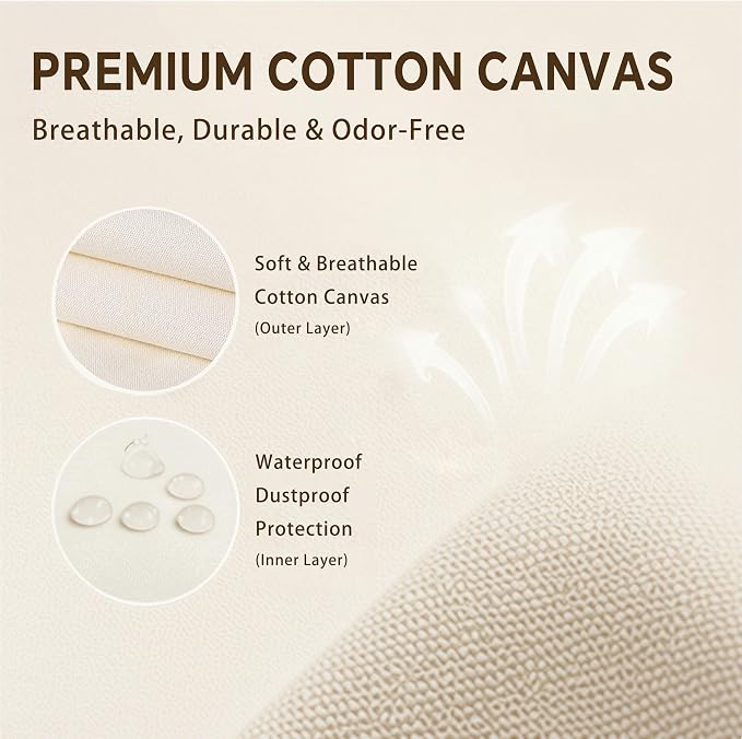 2Pack Canvas Storage Bags for Clothes & Comforters - Image 7