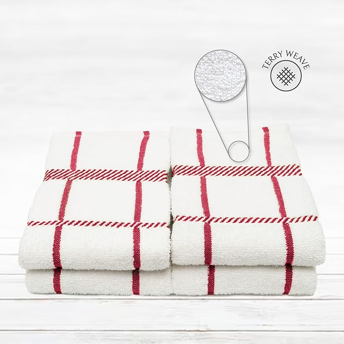 100% Cotton Terry Dish Cloth & Dish Towel) - Image 3