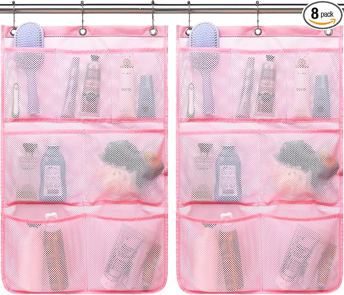 Fammart Mesh Shower Caddy Hanging, Quick-Drying Shower Organizer by Fammart
