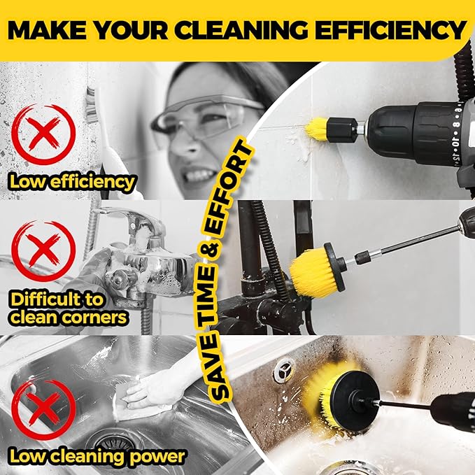 Holikme 6Pc Drill Brush Set - Image 5