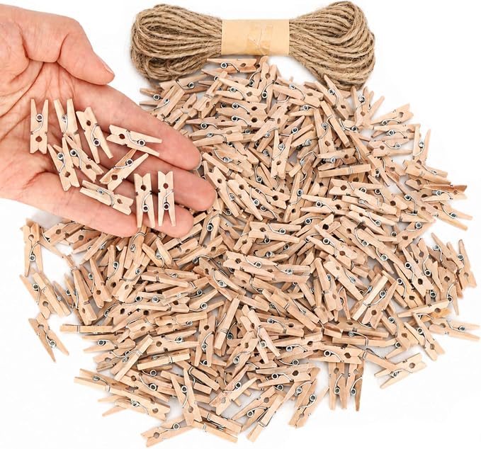 Mr. Pen- Mini Wooden Clothes Pins by MrPen