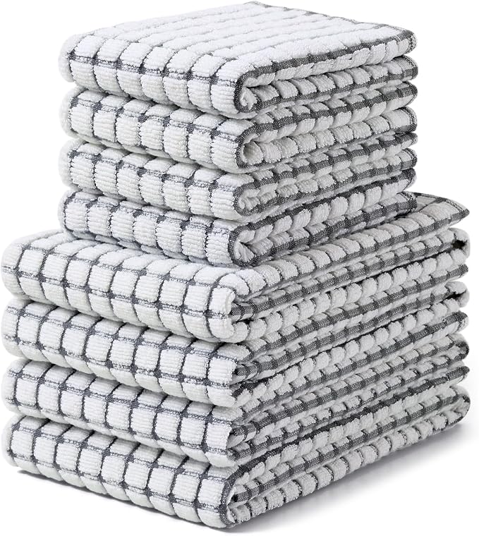 Homaxy Kitchen Towels and Dishcloths Set by Homaxy