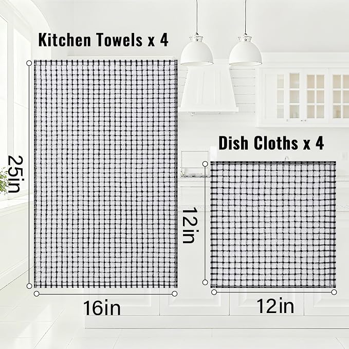 Homaxy Kitchen Towels and Dishcloths Set - Image 3