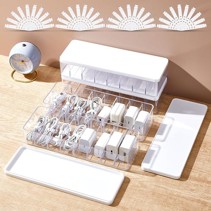 Tatuo 6-Pack Cord Organizer Box by Tatuo