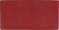 Achim Home Furnishings Woven-Embossed Faux-Leather Anti-Fatigue Mat - 20in x 39in - Lava