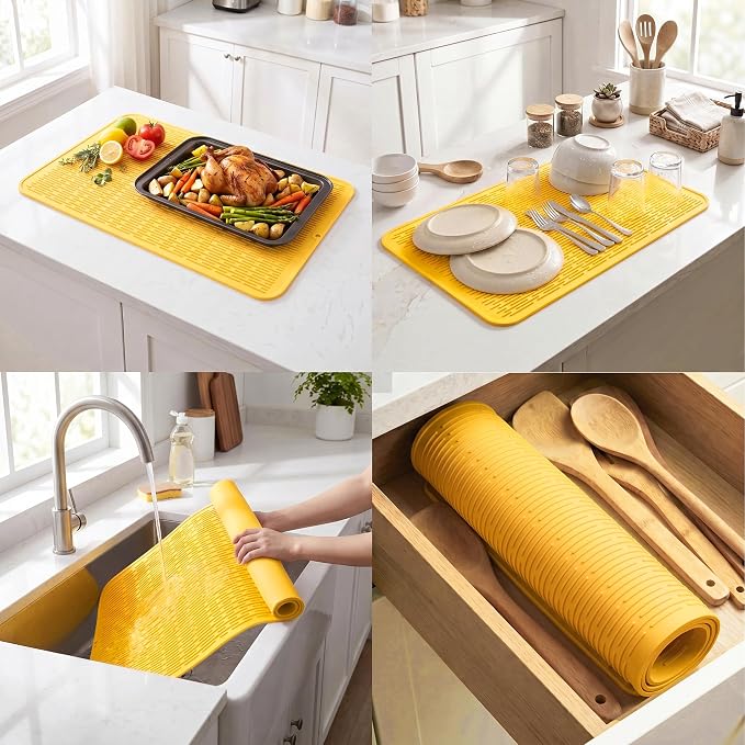 MicoYang Silicone Dish Drying Mat - Image 4