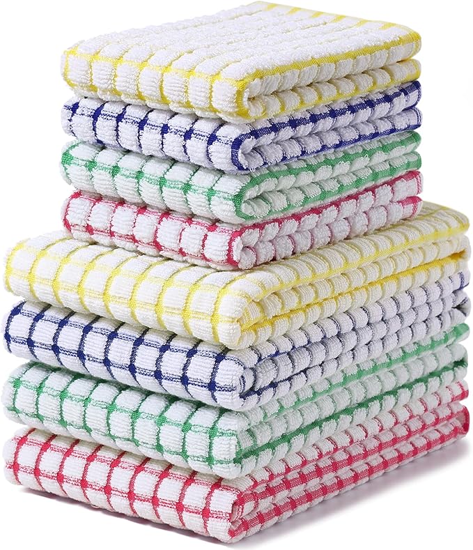 Homaxy Kitchen Towels and Dishcloths Set by Homaxy