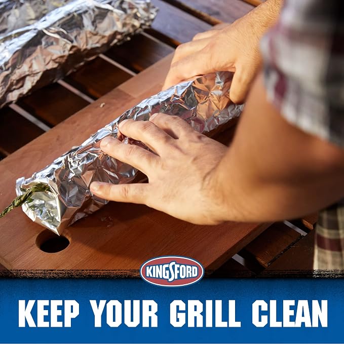 Kingsford Extra Wide Heavy Duty Aluminum Foil Roll, 18 In x 100 Sq Ft | - Image 5