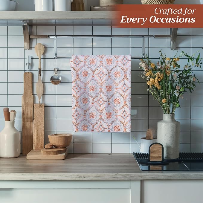 Maison d' Hermine Kitchen Towels Set of 3 Reusable 100% Cotton 27.50" x 20" - Image 5