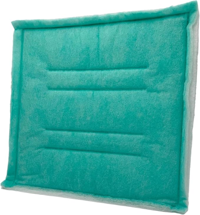 Spray Booth Intake Tacky Filter Panel, Internal Frame (20/case, 16" x 20")