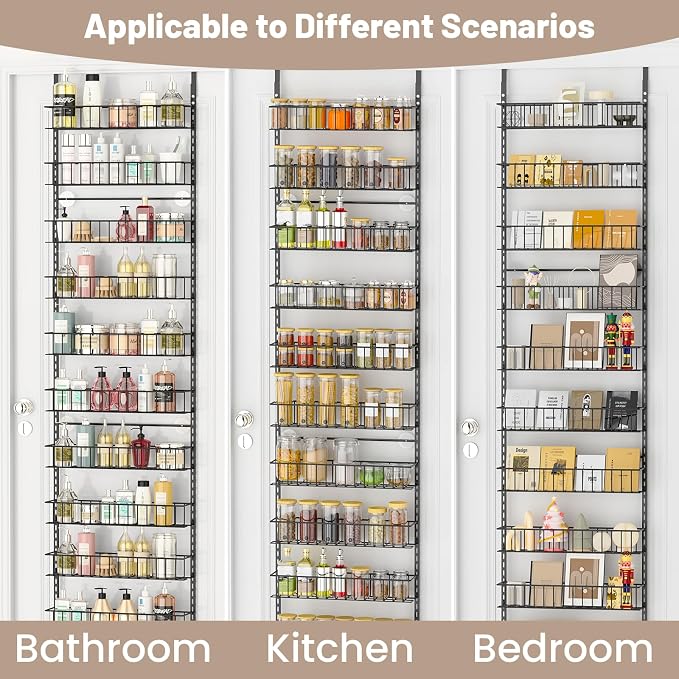 ElegantArray 10-Tier Pantry Door Organizer - Image 6