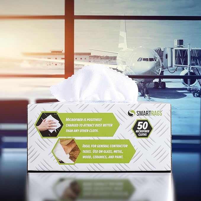 Arkwright Smart Rags Microfiber Cleaning Cloths Bulk, Case of 400, Lint Free - Image 4