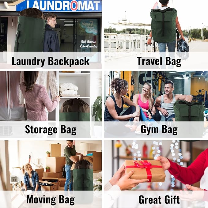 Laundry Backpack Bag 125L Extra Large, Heavy Duty - Image 7