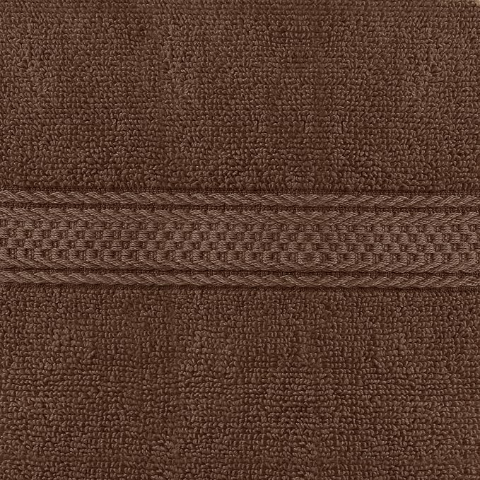 Utopia Towels 6 Pack Premium Hand Towels 16x28 in 600 GSM Cotton Dark Brown | - Image 2