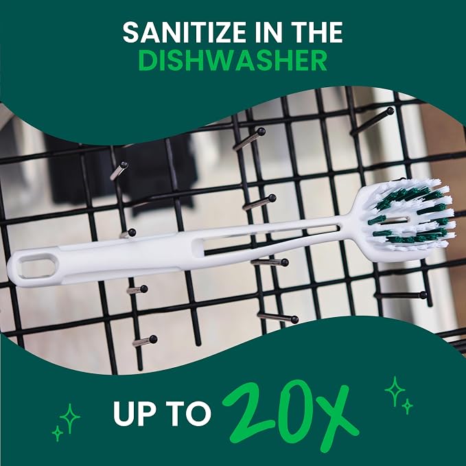 Scotch-Brite Pot & Pan Brush, 4 Pack | Durable and Long Lasting Dish Brush - Image 4
