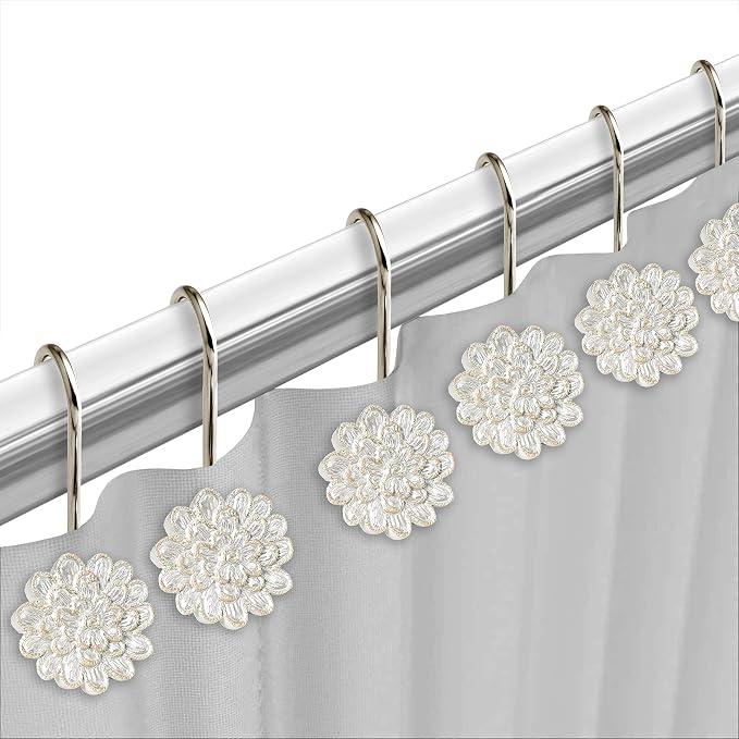 Zahari Home Rose Vine Shower Hooks Set - Image 3
