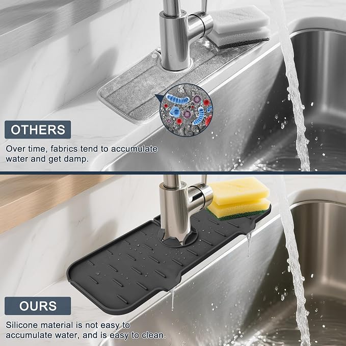 Kitchen Faucet Sink Splash Guard - Image 4