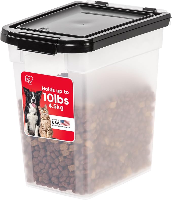 IRIS USA Dog Food Storage Container, Made in USA | BPA-Free, Airtight Seal by IRISUSA