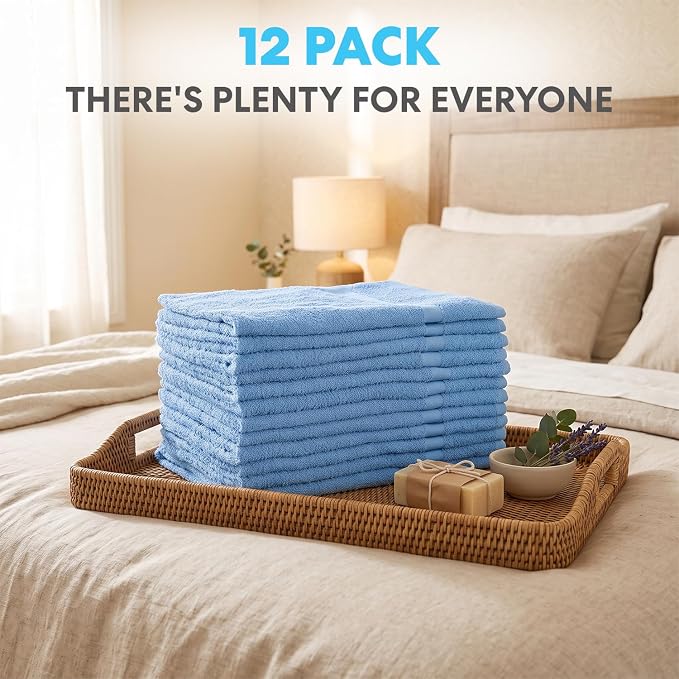Simpli-Magic Cotton Hand Towels 16"x27" – Soft Towels - Image 4