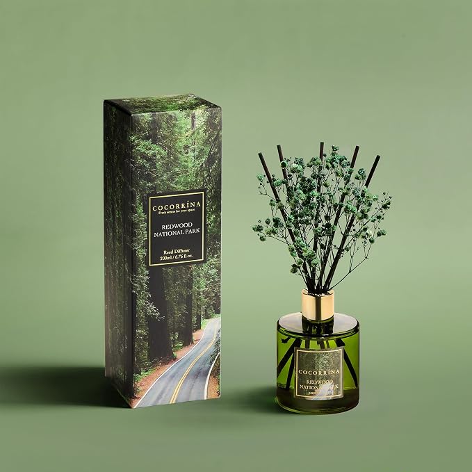 Reed Diffuser - Redwood National Park 6.7 Fl.oz Reed Diffuser Set - Image 2