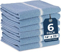 LANE LINEN Tea Towels for Kitchen 100% Cotton Absorbent Lint-Free 6 Pack by LaneLinen