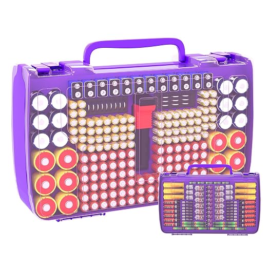 Battery Organizer Storage Case by APTBYTE