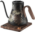 Electric Kettle, Gooseneck Electric Kettle, ±1℉ Precise Temperature Control, Stainless Steel Interior, Quick Heating for Pour Over Coffee, Tea & Boiling Water, 0.9L (Rainforest)