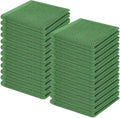 Homaxy 100% Cotton Waffle Weave Kitchen Dish Cloths 24-Pack, Grass Green | 12 x by Homaxy